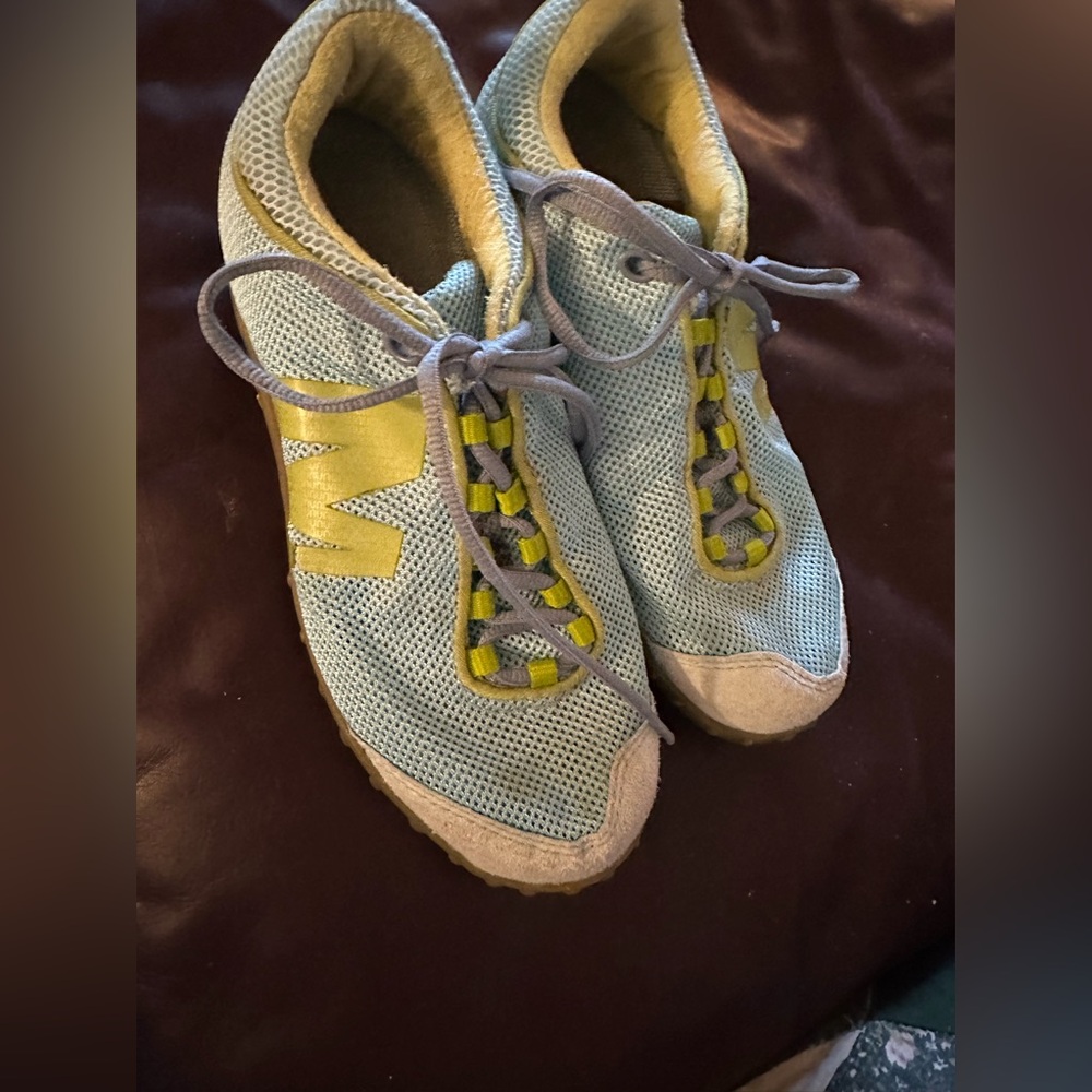 Merrell Blue and Yellow Women's Sneakers